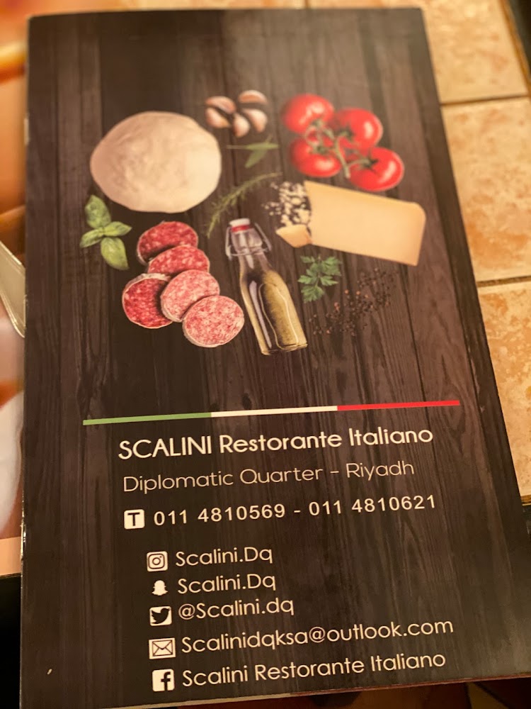 منيو مطعم سكاليني في جدة